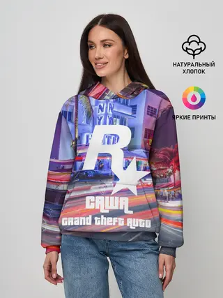 Женское худи / Саша в стиле GTA