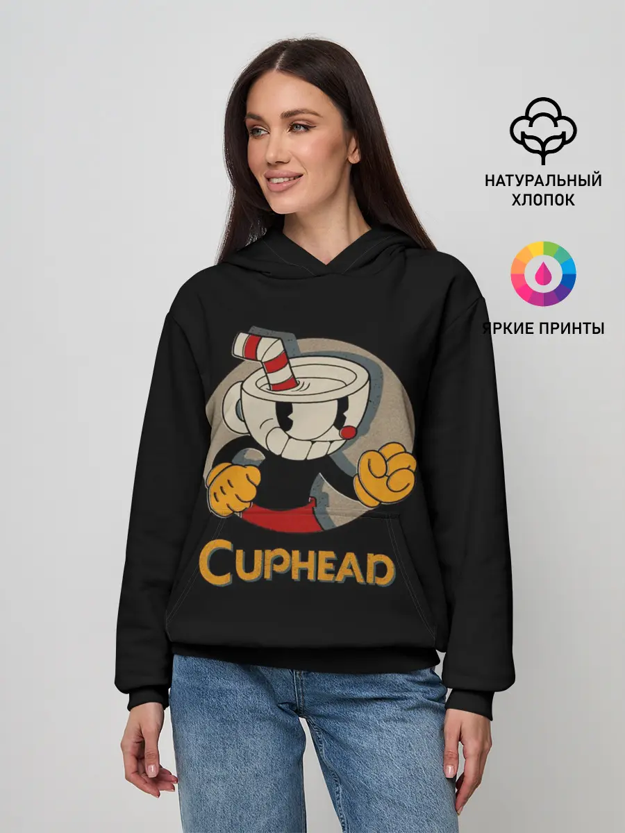 Женское худи / Cuphead