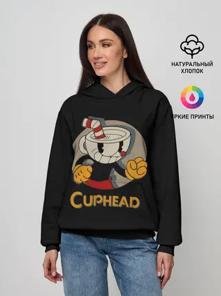 Женское худи / Cuphead