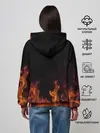 Женское худи / Виталя огонь мужик