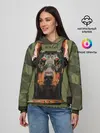 Женское худи / Дикий доберман