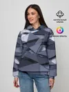 Женское худи / Metalic geometry