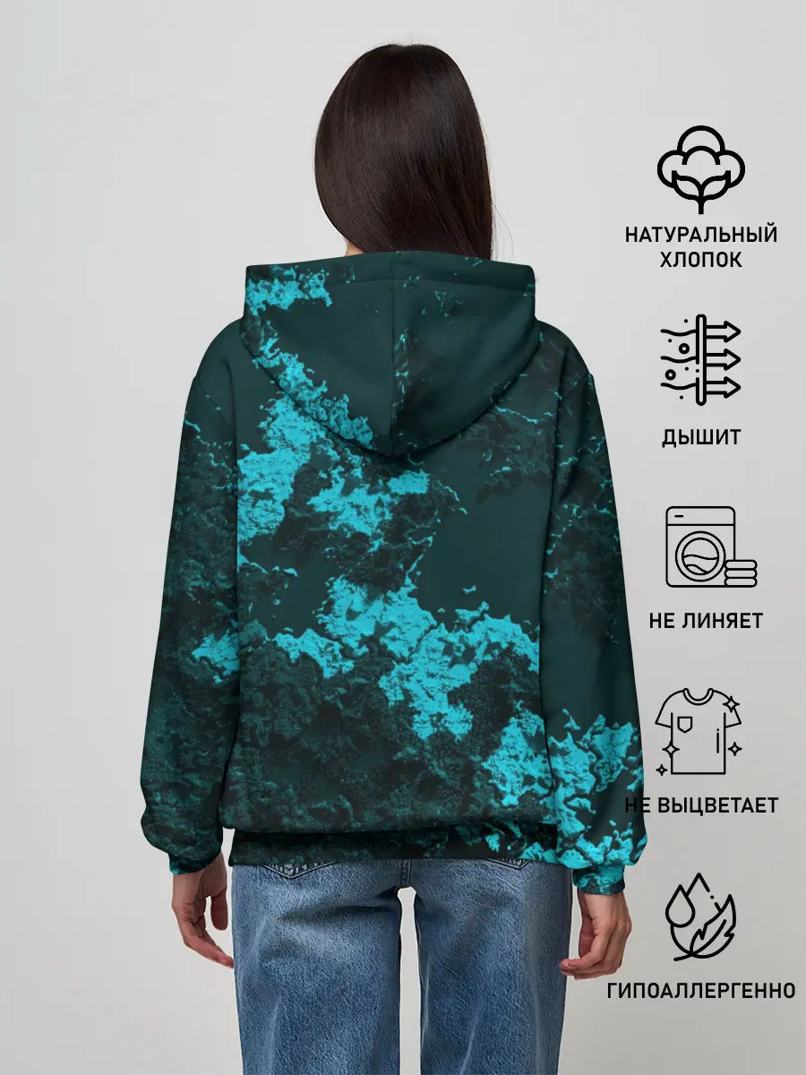 Женское худи / Кирилл в стиле Minecraft