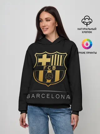 Женское худи / Barcelona Gold Edition