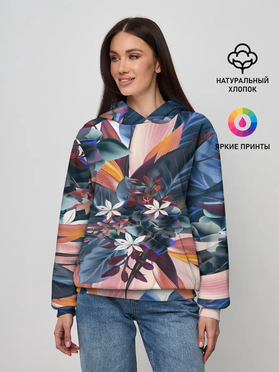 Женское худи / Flower collection