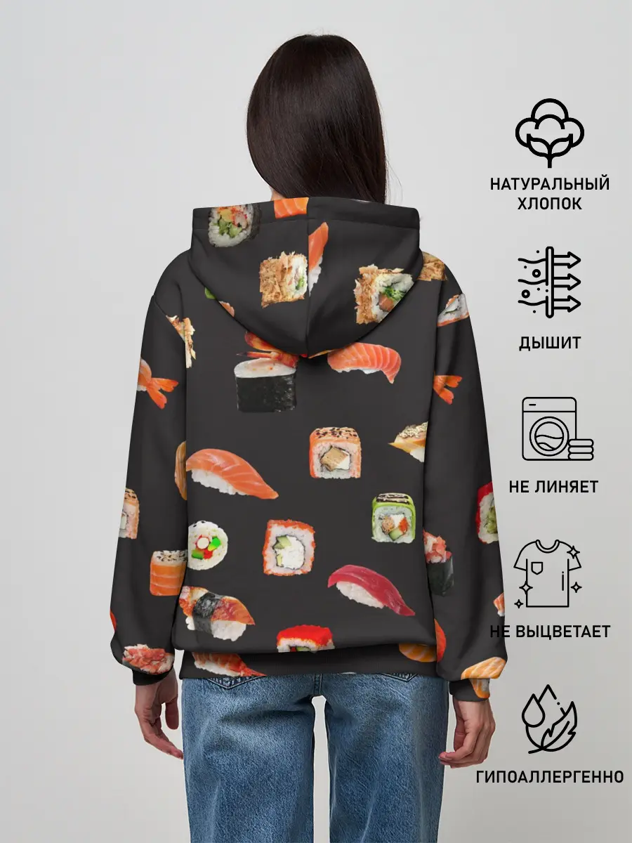Женское худи / Суши