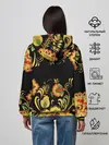 Женское худи / Степан, роспись под хохлому