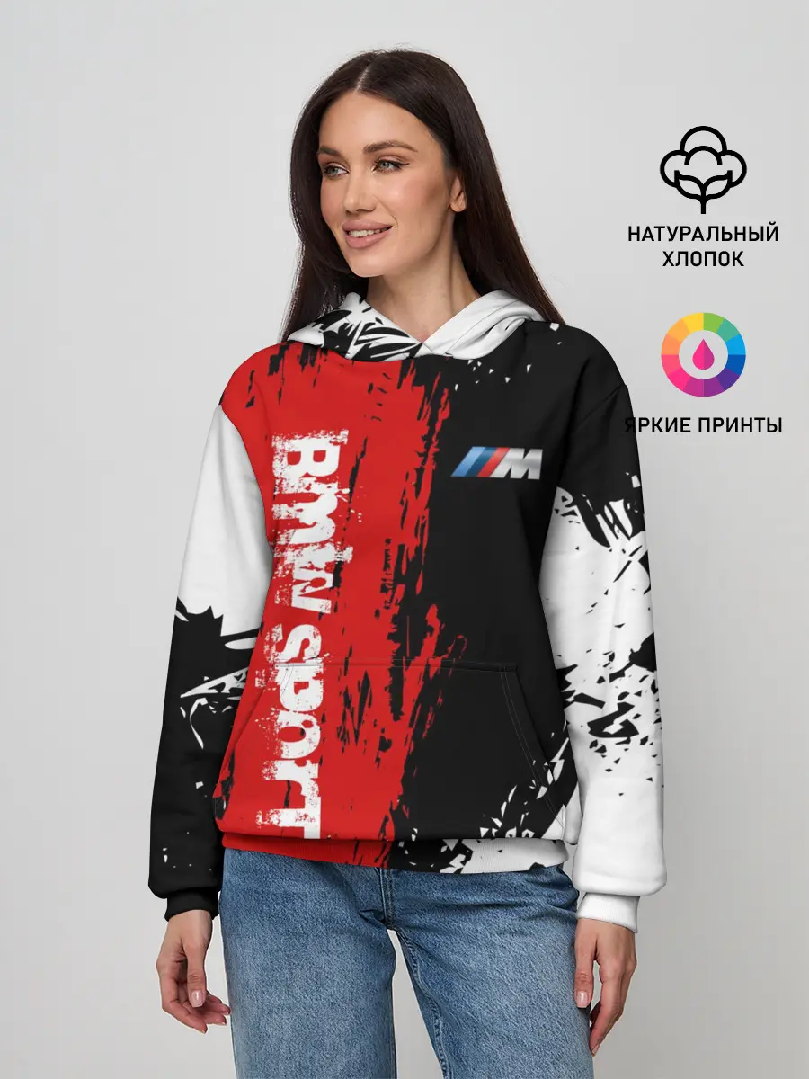 Женское худи / BMW | БМВ