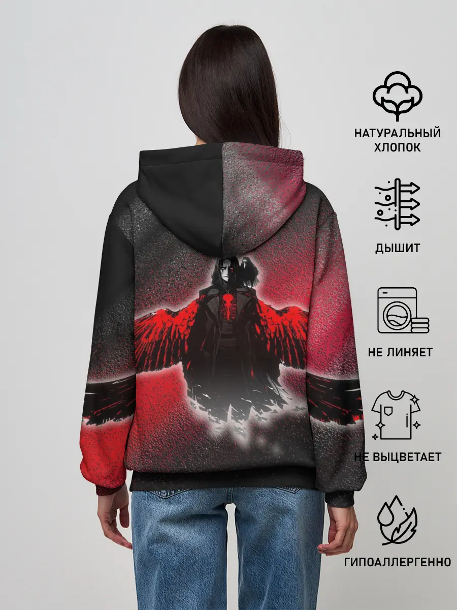 Женское худи / Ворон