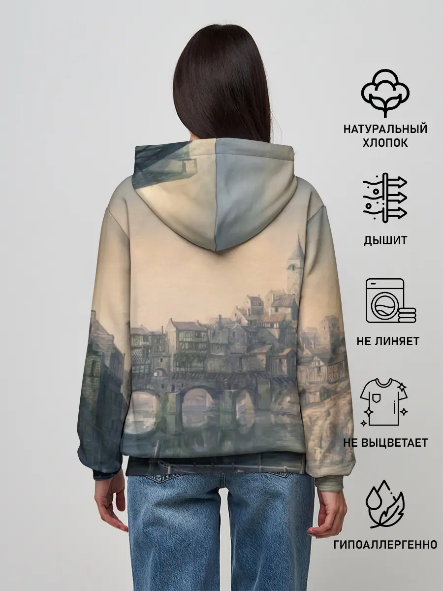 Женское худи / The Witcher 3: Wild Hunt