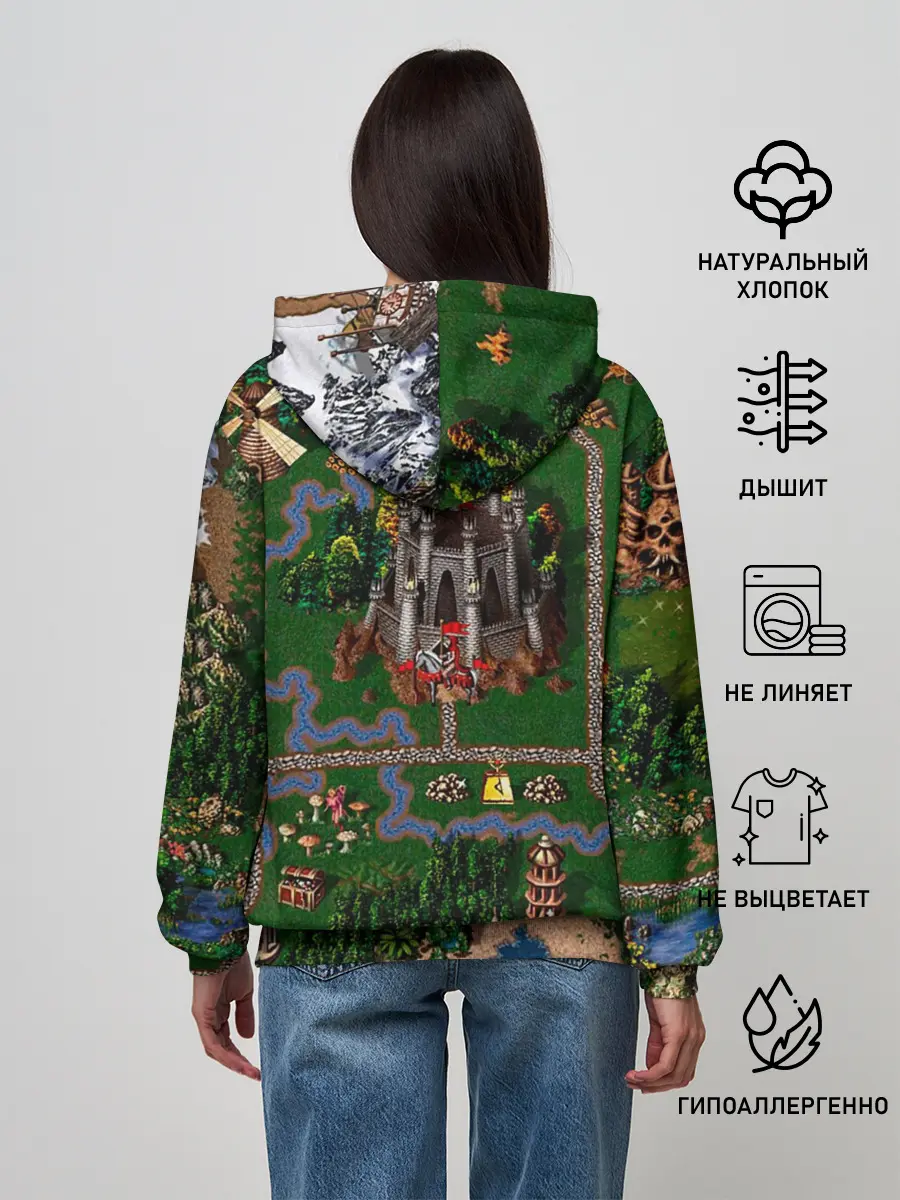 Женское худи / Карта