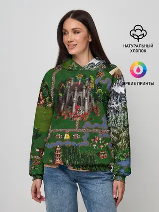 Женское худи / Карта