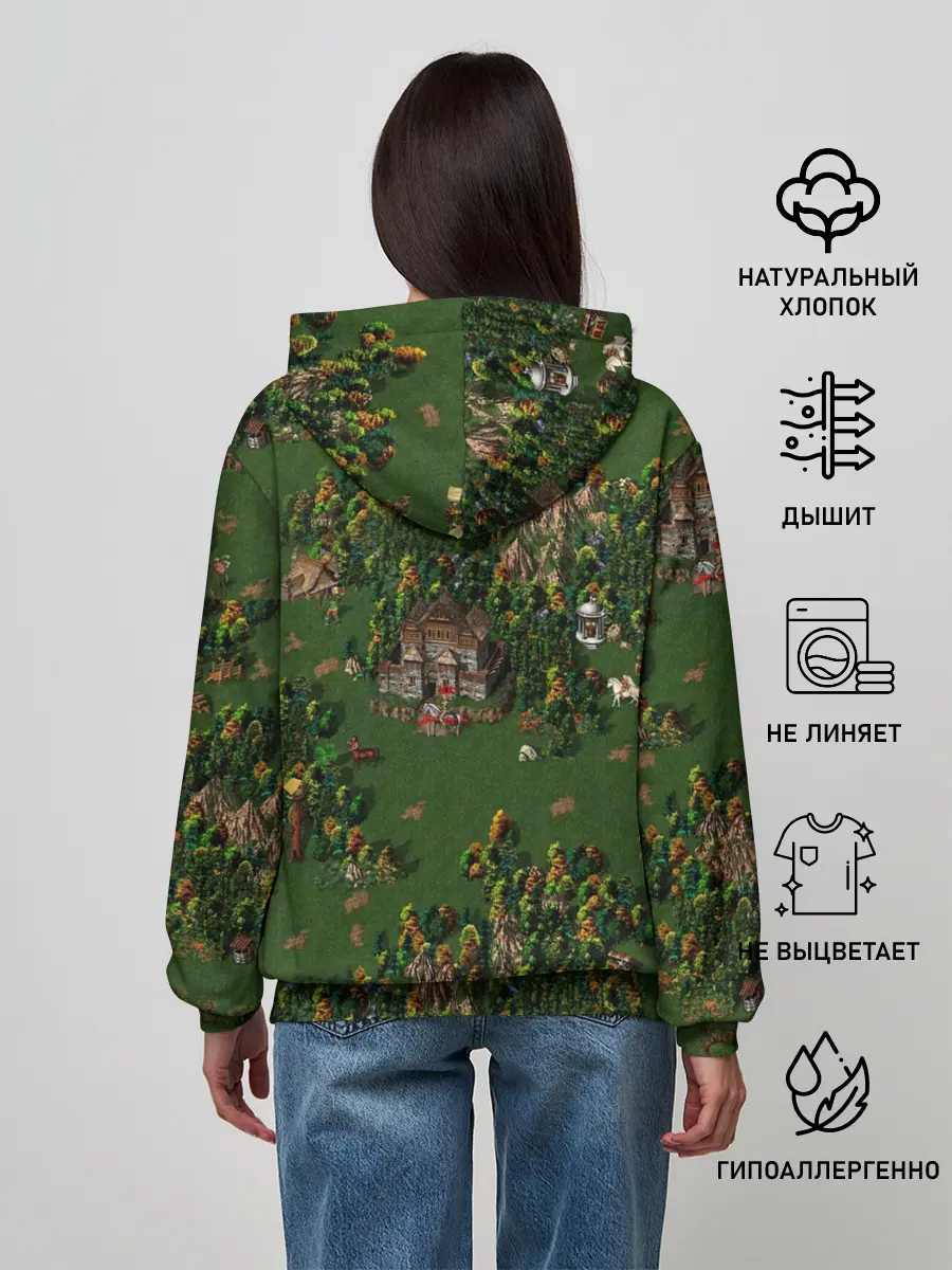 Женское худи / Герои