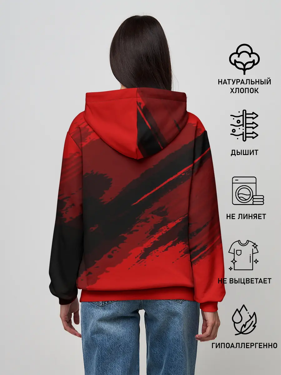 Женское худи / JUVENTUS SPORT RED