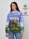Женское худи / Саша - Minecraft