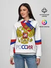 Женское худи / Россия Триколор