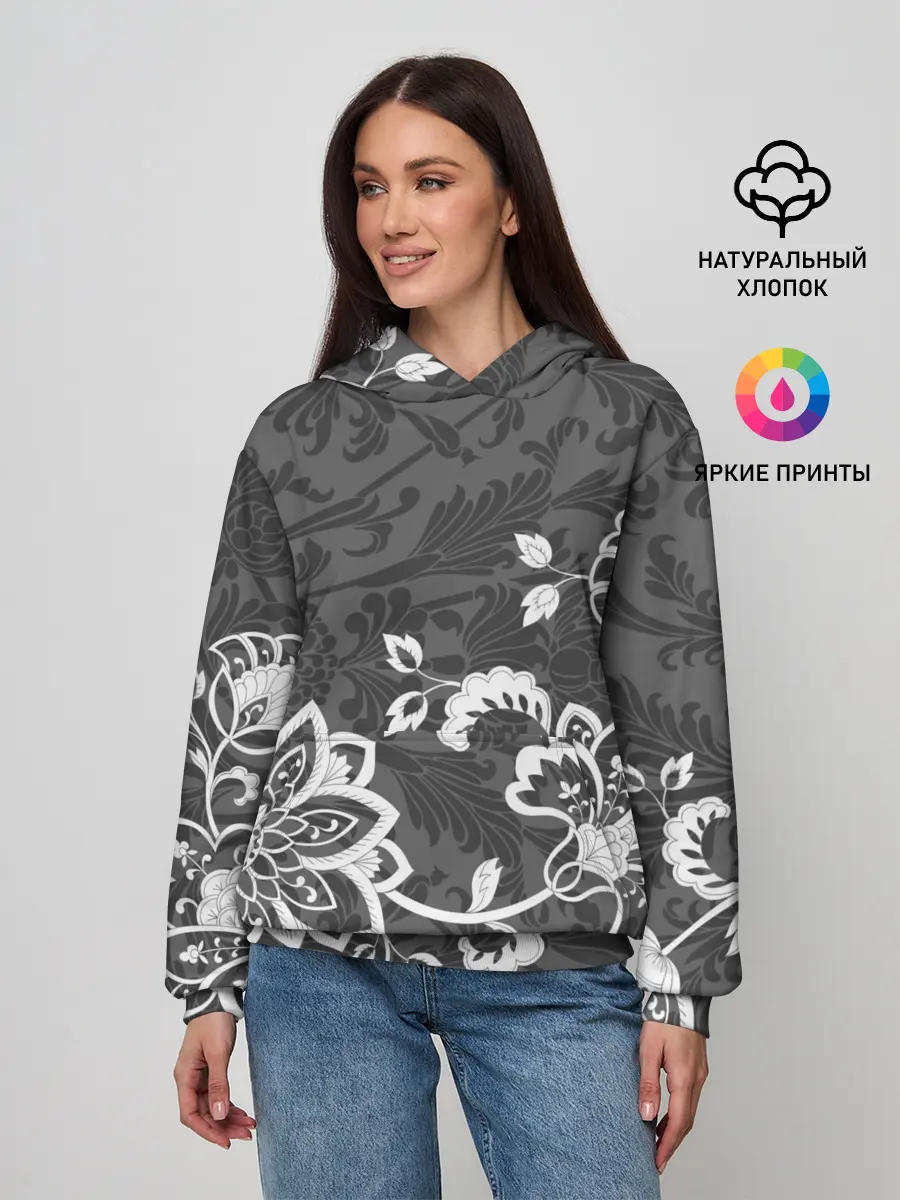 Женское худи / Кружевной узор