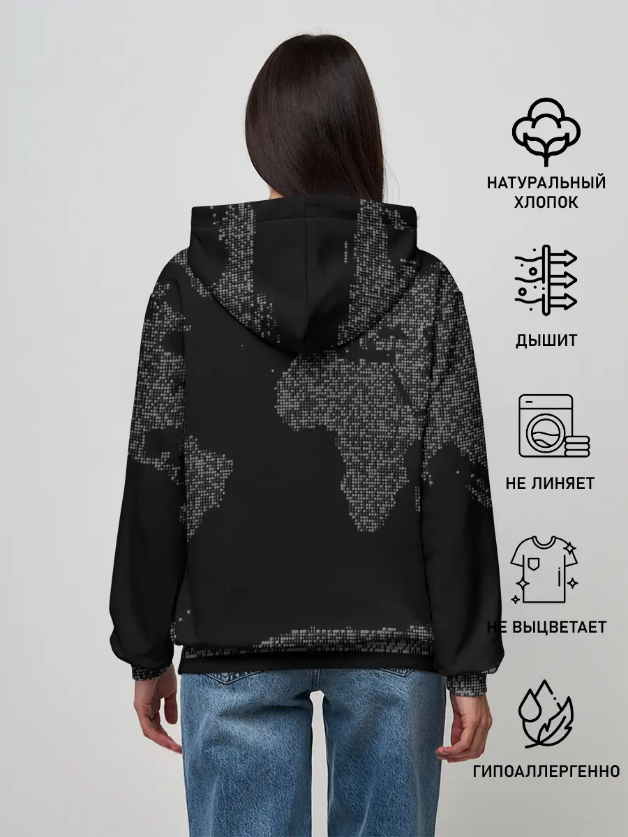 Женское худи / Русский хакер