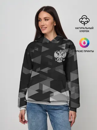 Женское худи / Герб РФ