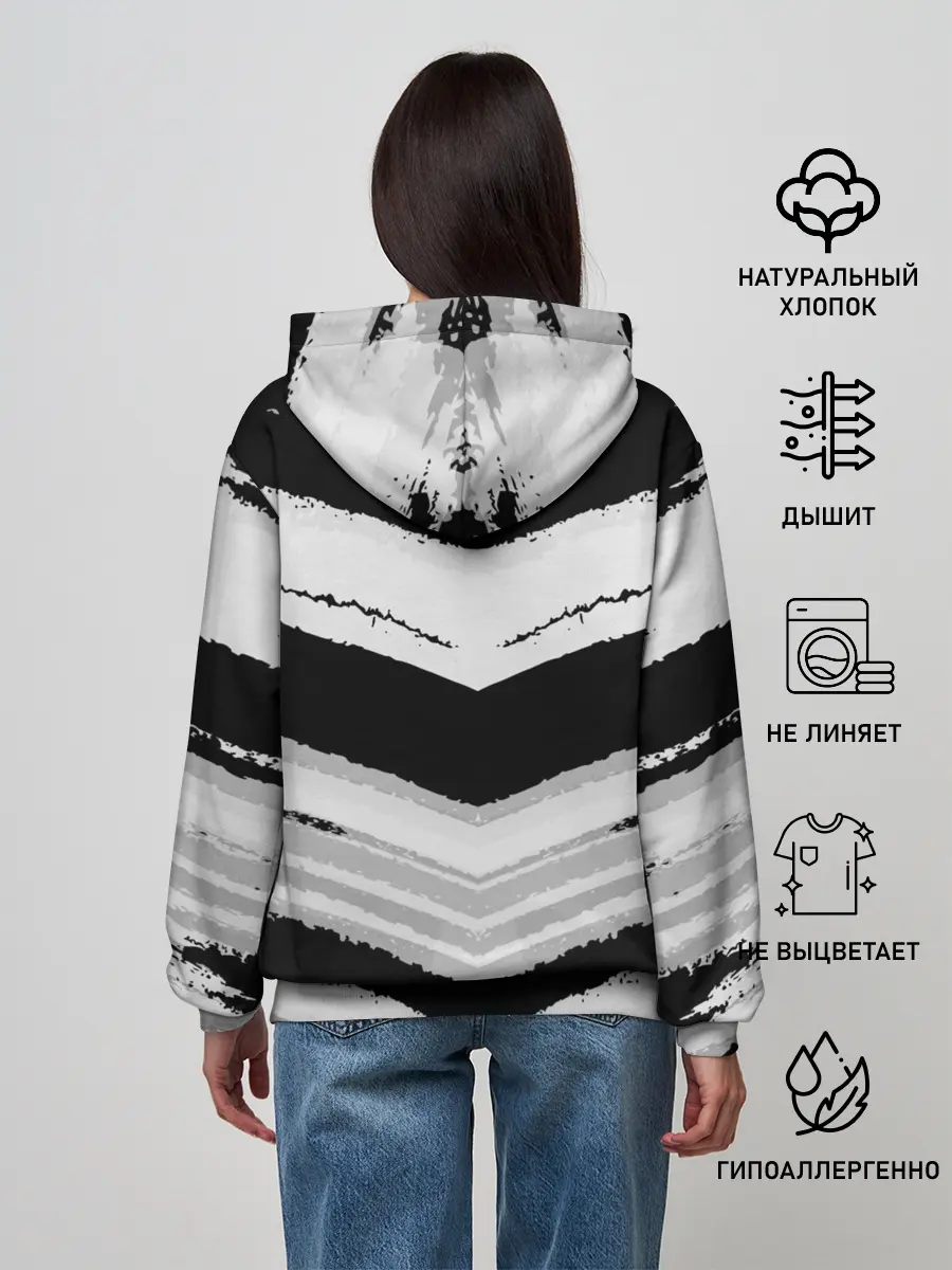 Женское худи / Mercedes sport abstract 2018