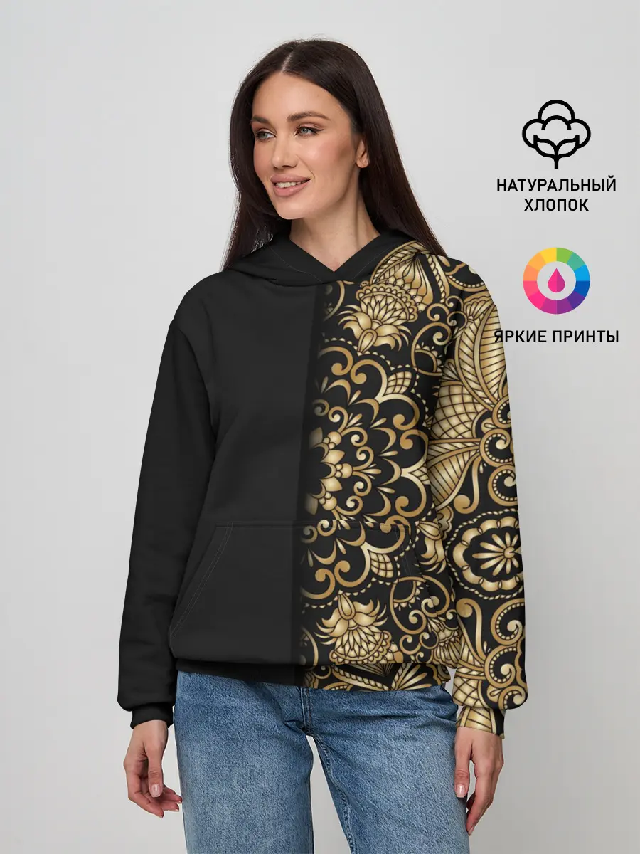 Женское худи / ИСКУССТВО МАНДАЛА | MANDALA