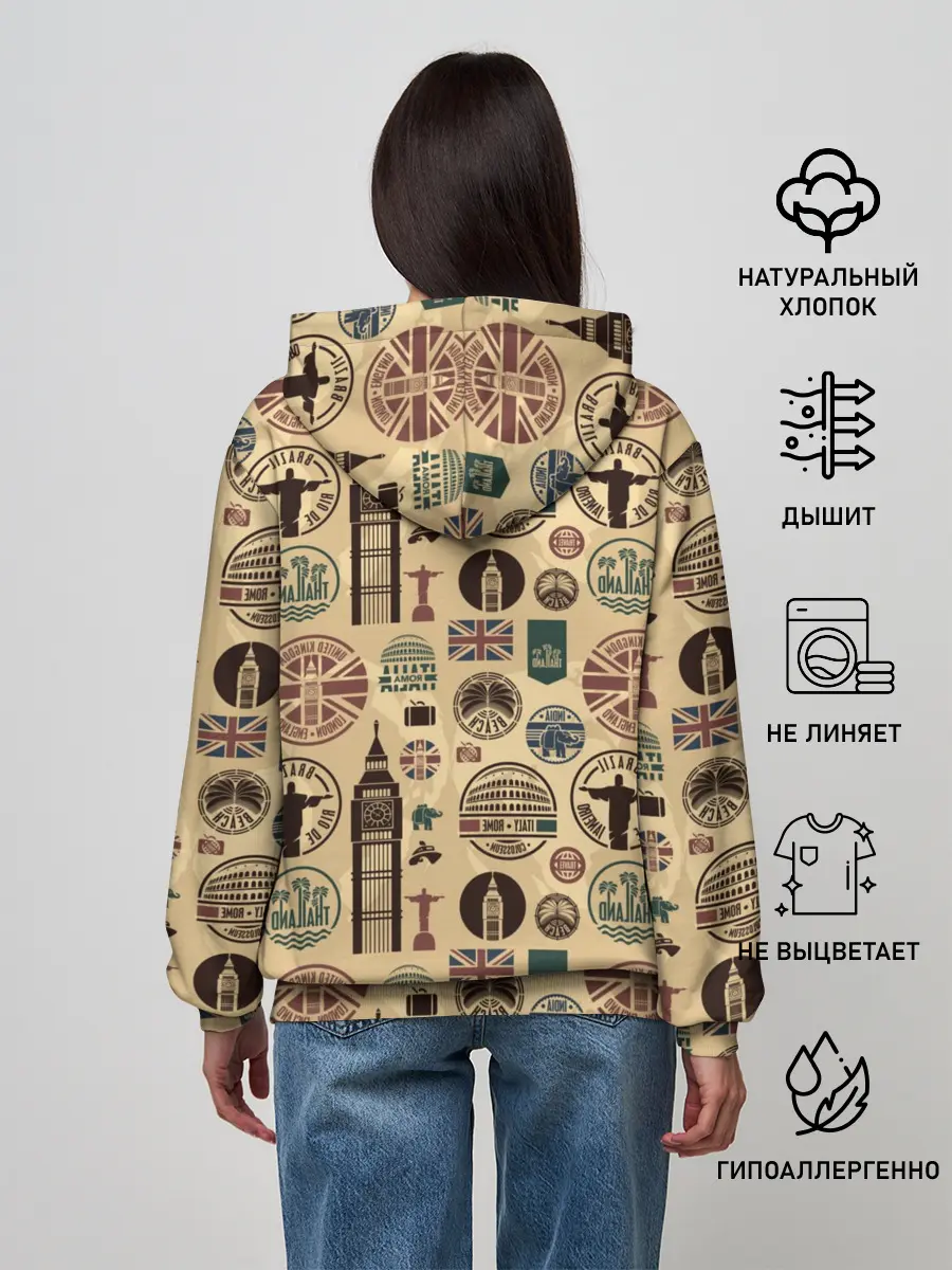 Женское худи / Путешествие