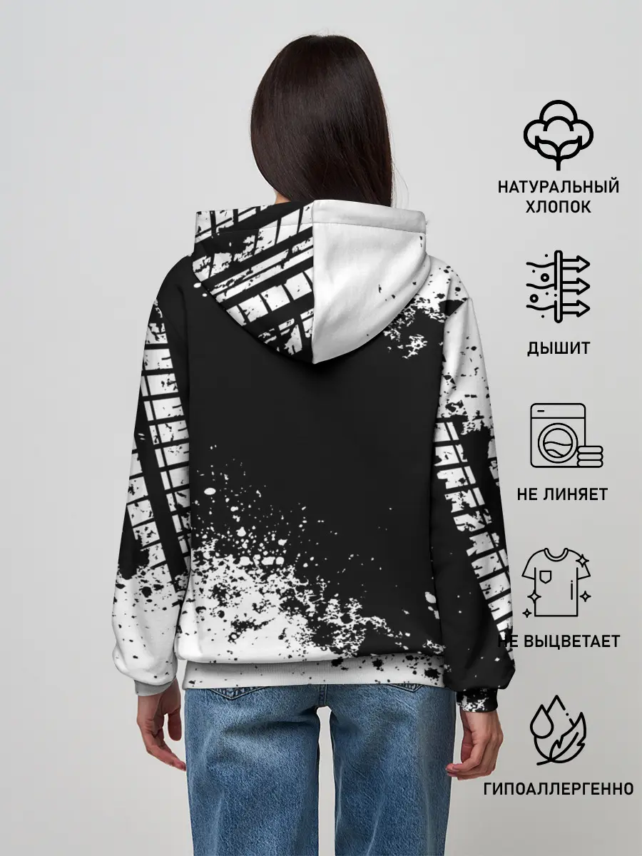 Женское худи / Audi abstract sport