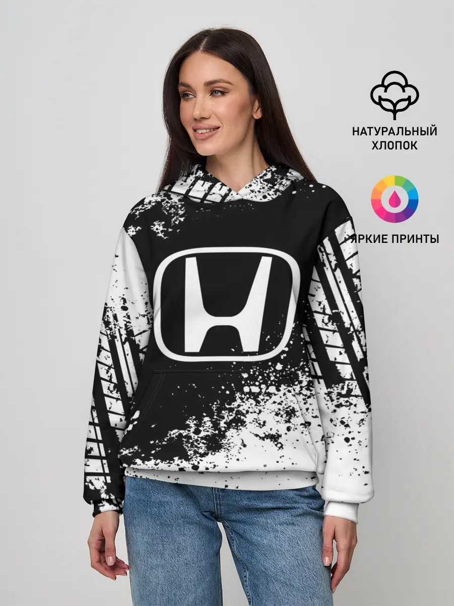 Женское худи / Honda abstract sport