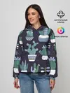 Женское худи / Кактусы