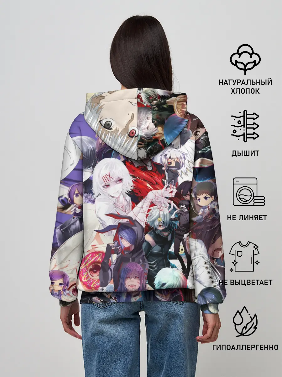 Женское худи / Tokyo-Ghoul