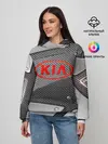 Женское худи / KIA metalic 2018