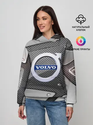 Женское худи / VOLVO metalic 2018