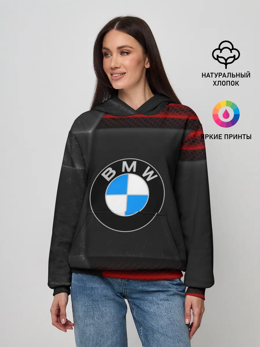 Женское худи / bmw auto sport