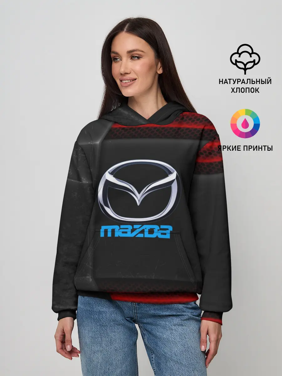 Женское худи / Mazda auto sport