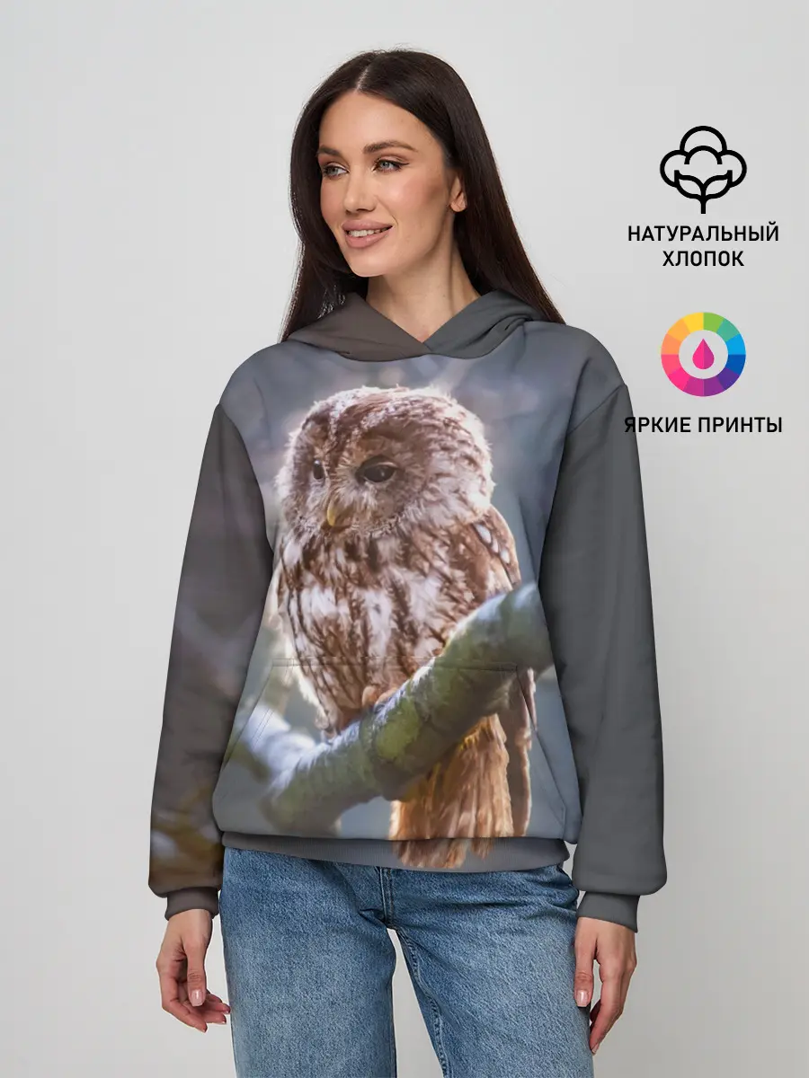 Женское худи / Сова