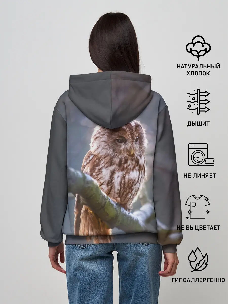 Женское худи / Сова