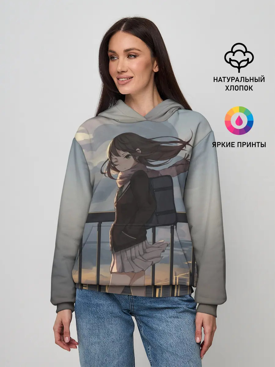 Женское худи / IDOLMASTER. Rin Shibuya