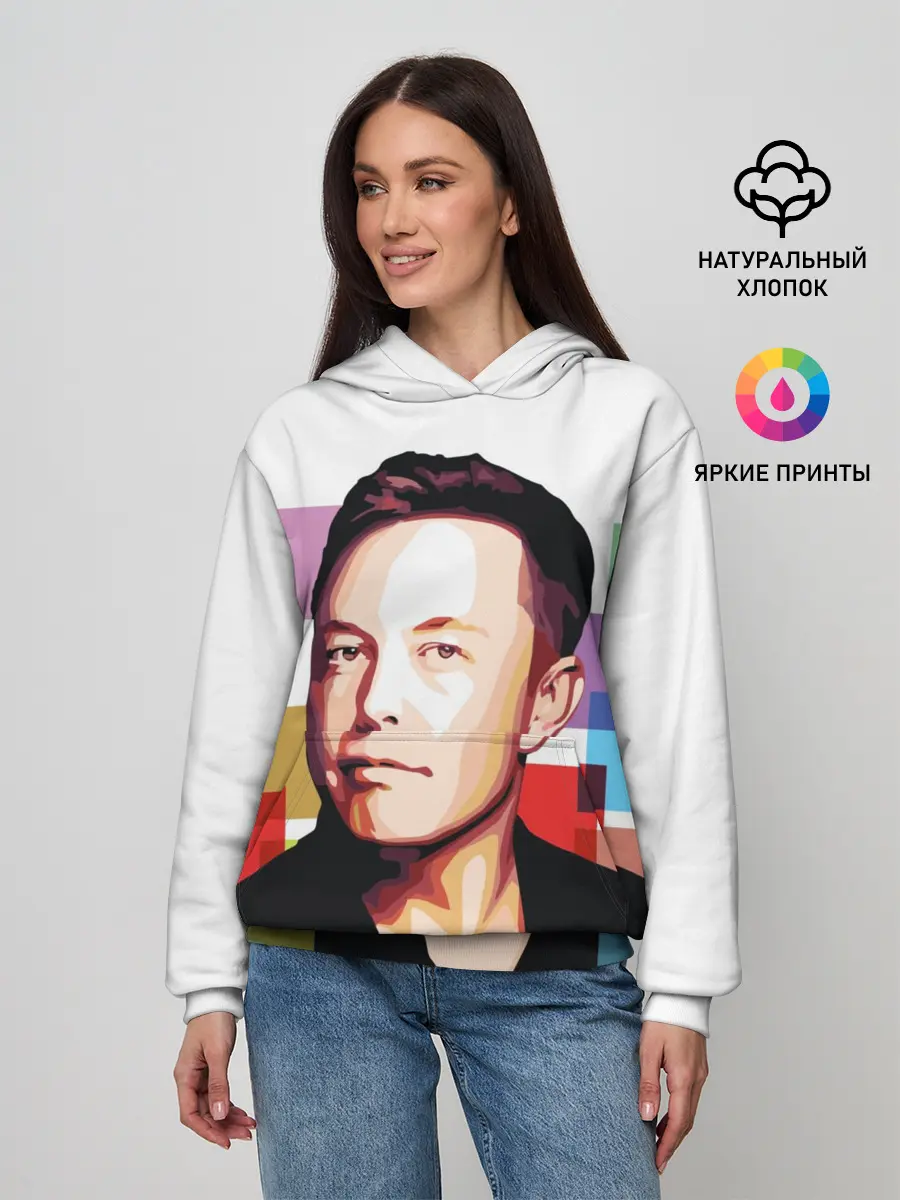 Женское худи / Илон Маск