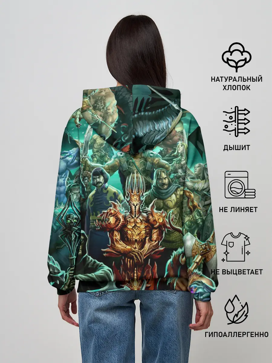 Женское худи / Герои