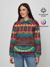Женское худи / Мексиканский орнамент