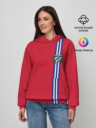 Женское худи / Куба, лента с гербом