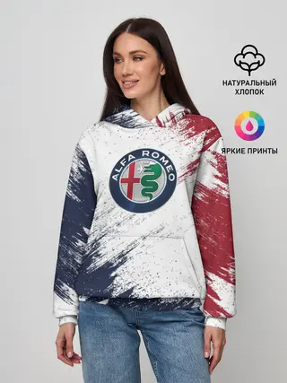 Женское худи / Alfa Romeo