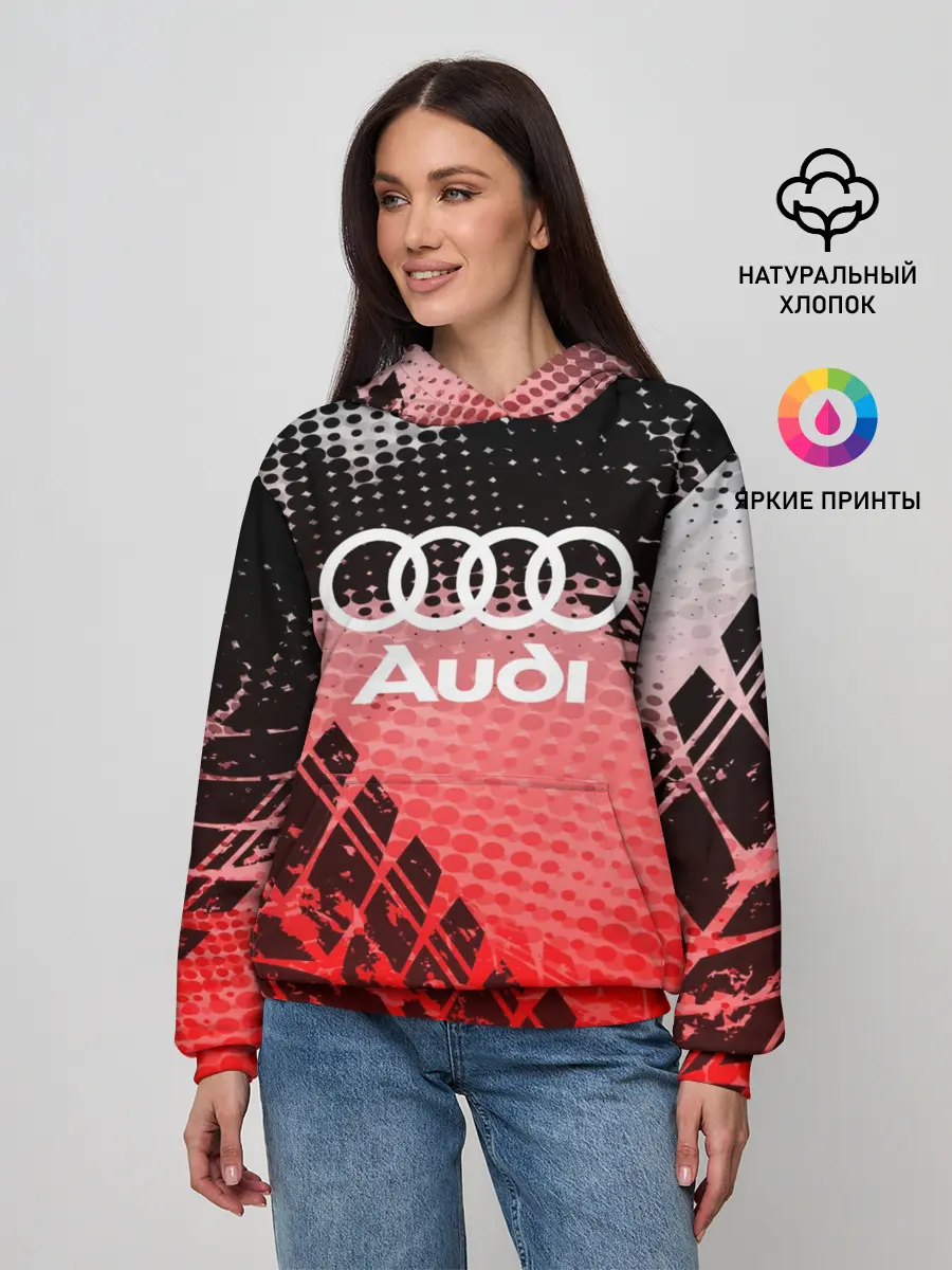 Женское худи / Audi sport auto motors