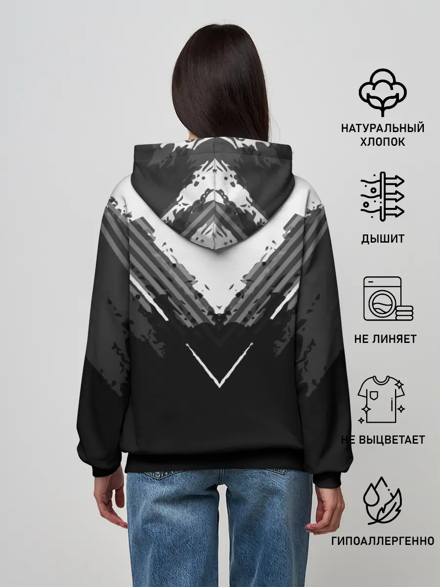 Женское худи / Monaco abstract original