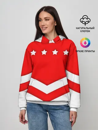 Женское худи / Звезды и полосы