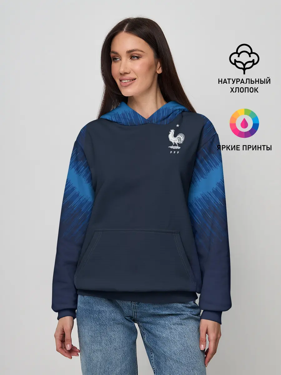 Женское худи / France home WC 2018