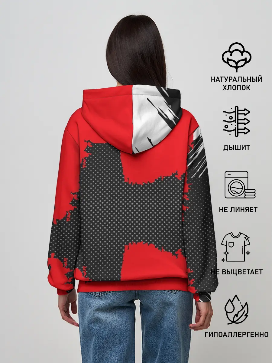 Женское худи / BARCELONA SPORT RED