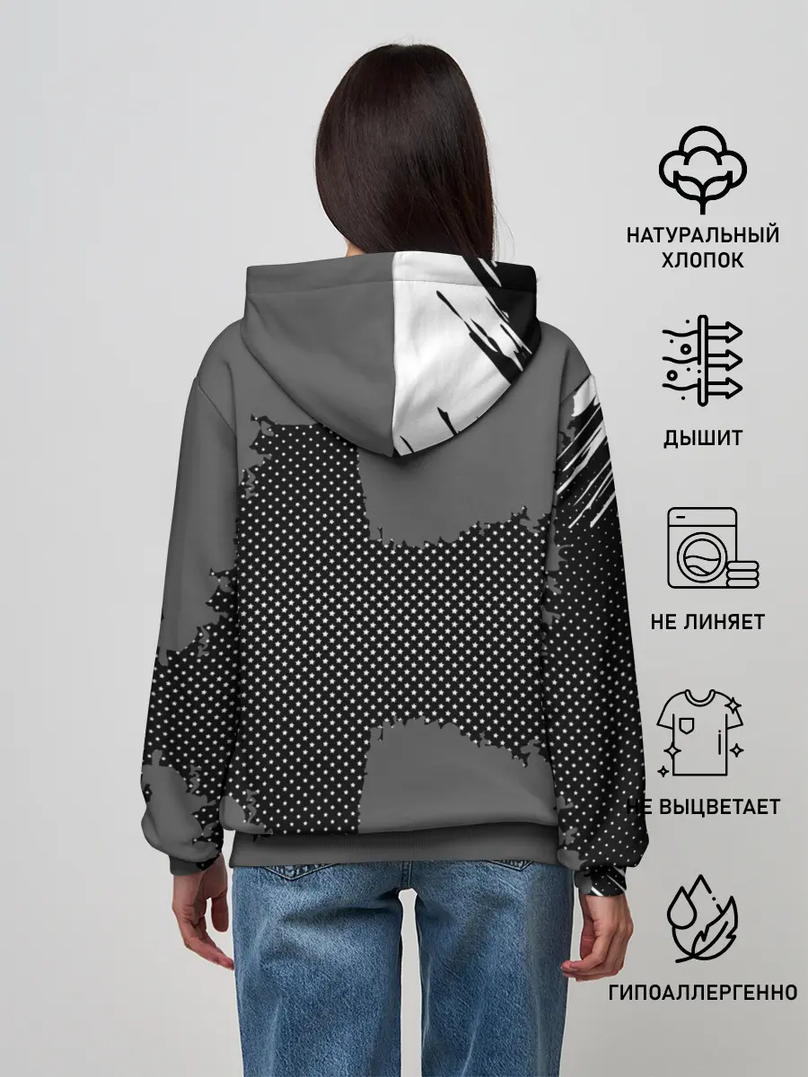 Женское худи / BARCELONA SPORT GRAY