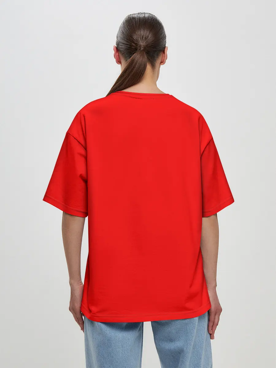 Женская футболка оверсайз / Юлия - сделано в СССР