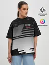 Женская футболка оверсайз / AUDI SPORT